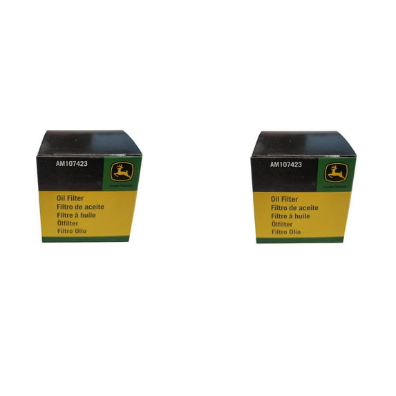 John Deere Original Equipment Oil Filter #AM107423 (2-Pack)
