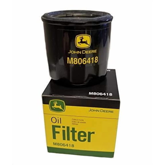 John Deere Original Equipment Package of Two Oil Filters - M806418