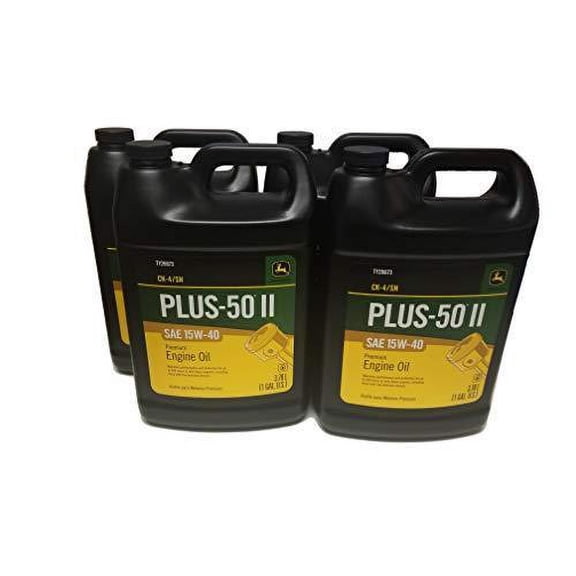 John Deere Original Equipment Plus-50 II SAE 15W-40 Oil - TY26673 (Multi-Pack GALLONS) (4)