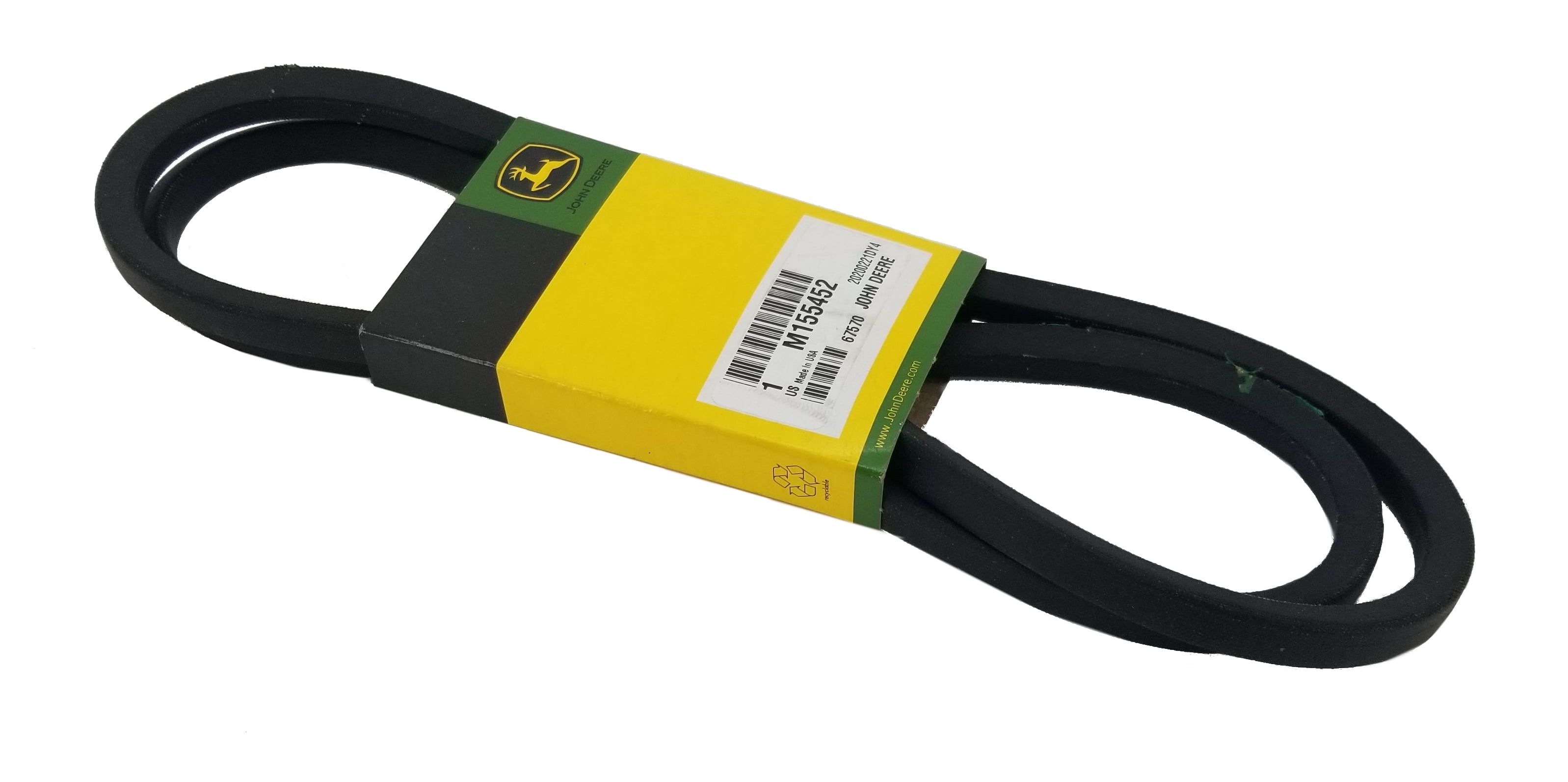 John Deere Original Equipment V-Belt - M155452 - Walmart.com