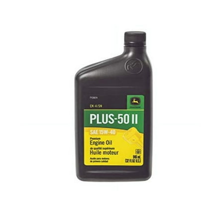 John Deere Plus-50 Heavy-Duty Motor Oil 15W-40, 32 oz