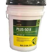 John Deere Plus-50 II Corrosion Protection Diesel Motor Oil 15W - 40, 5 gal
