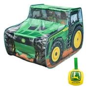 John Deere Pop up Tent, Strong Polyester Material & Durable Stitching, Playhouses for Children Ages 3+