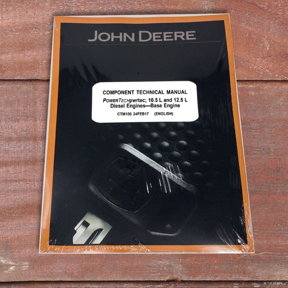 John Deere PowerTech 10.5L 12.5L Diesel Engine Engine   Service Manual - Part Number # CTM100