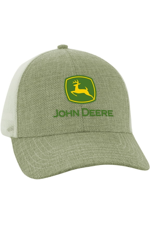 'Pregame' Synthetic Burlap Cap Hat by AHEAD - Green/White