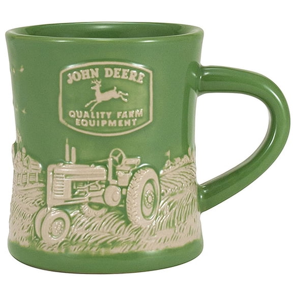 John Deere Stoneware Green Ceramic Model B Mug