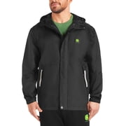 John Deere Men's Reflective Nylon Canvas Rain Jacket, Sizes S-3XL