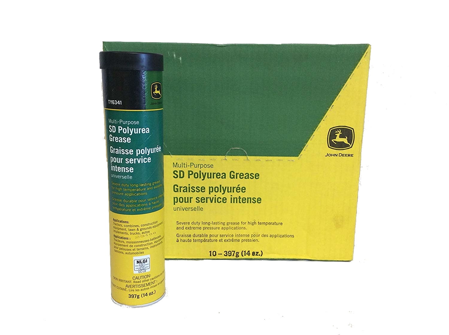 John Deere SD Polyurea MultiPurpose Grease TY6341 (CASE OF 10