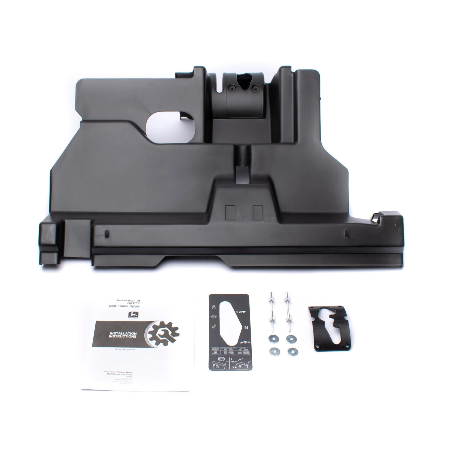 John Deere Seat Panel Kit - M127228 - Gator 4X2 6X4 Turf - Walmart.com