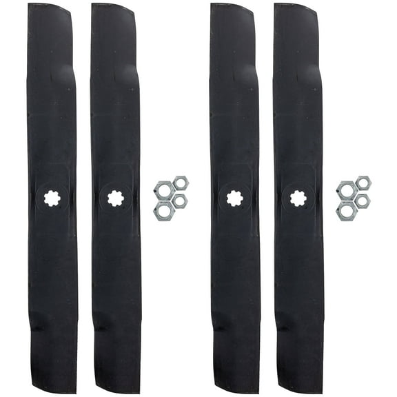 John Deere Set of 2 Mower Blade Kits LT 160 X 300 304 310 Z 225 235 AM141032