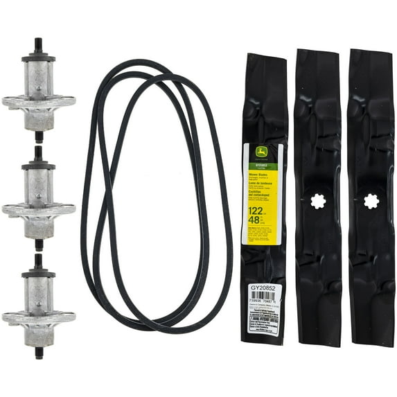 John Deere Spindle Blade Belt 48'' Deck Kit LA 130 D140 E150 E160 E170 X165