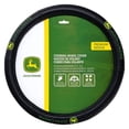 thumbnail image 1 of John Deere Deluxe Hi-Contrast Stitched Steering Wheel Cover 006713R01, 1 of 3