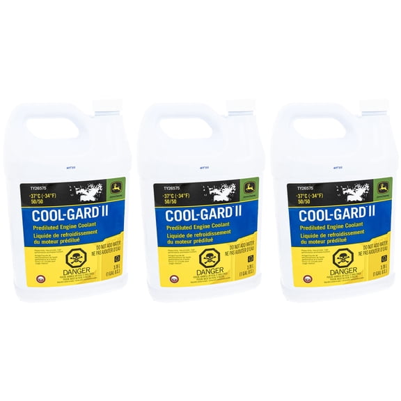 John Deere TY26575 Cool-Gard II Pre-Mix 1 gallon 3-PACK