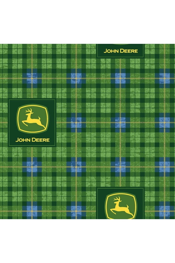 John Deere Tartan Fabric