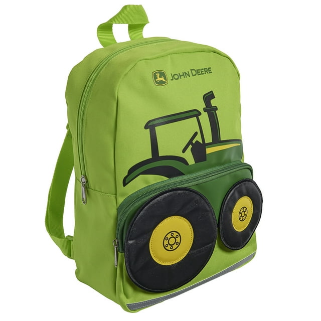 John Deere Toddler Lime Green Tractor Bookbag/Backpack - LP54065