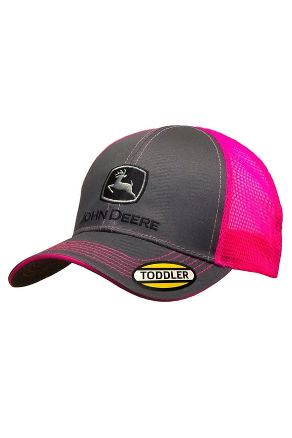 Toddler Neon Pink Mesh Back Hat/Cap - LP71415