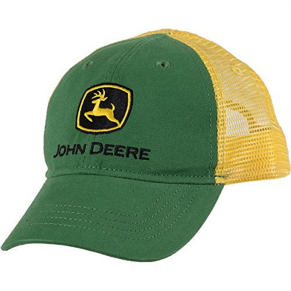  John Deere Boys' Big Baseball Cap, Green, Youth