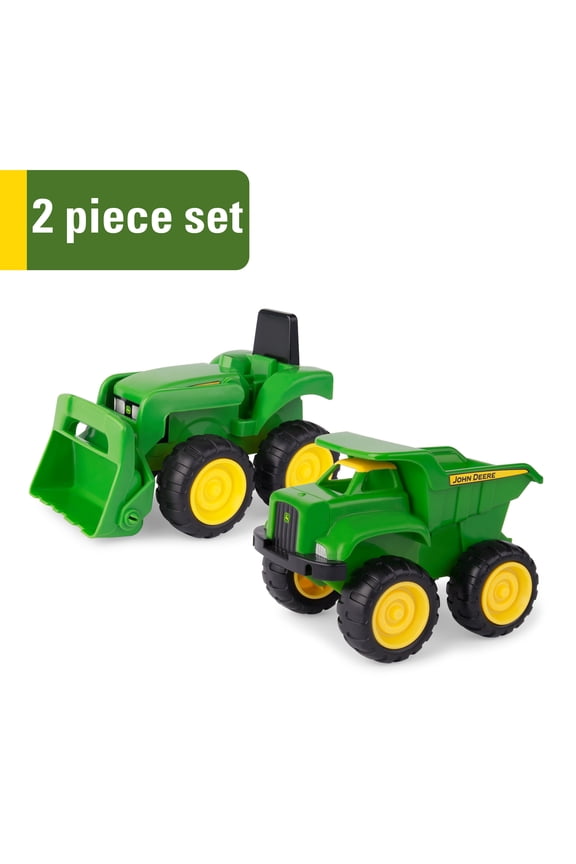 Toy Tractor Set, 6" Sandbox Duo, 2 Piece