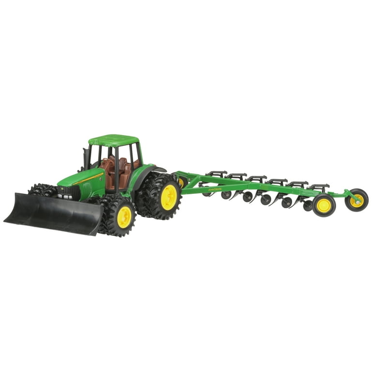 John Deere Tractor with Blade and Plow - Walmart.com