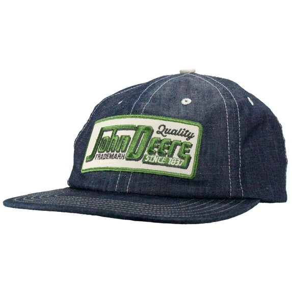 John Deere Unstructured Chambray-Navy-One Size