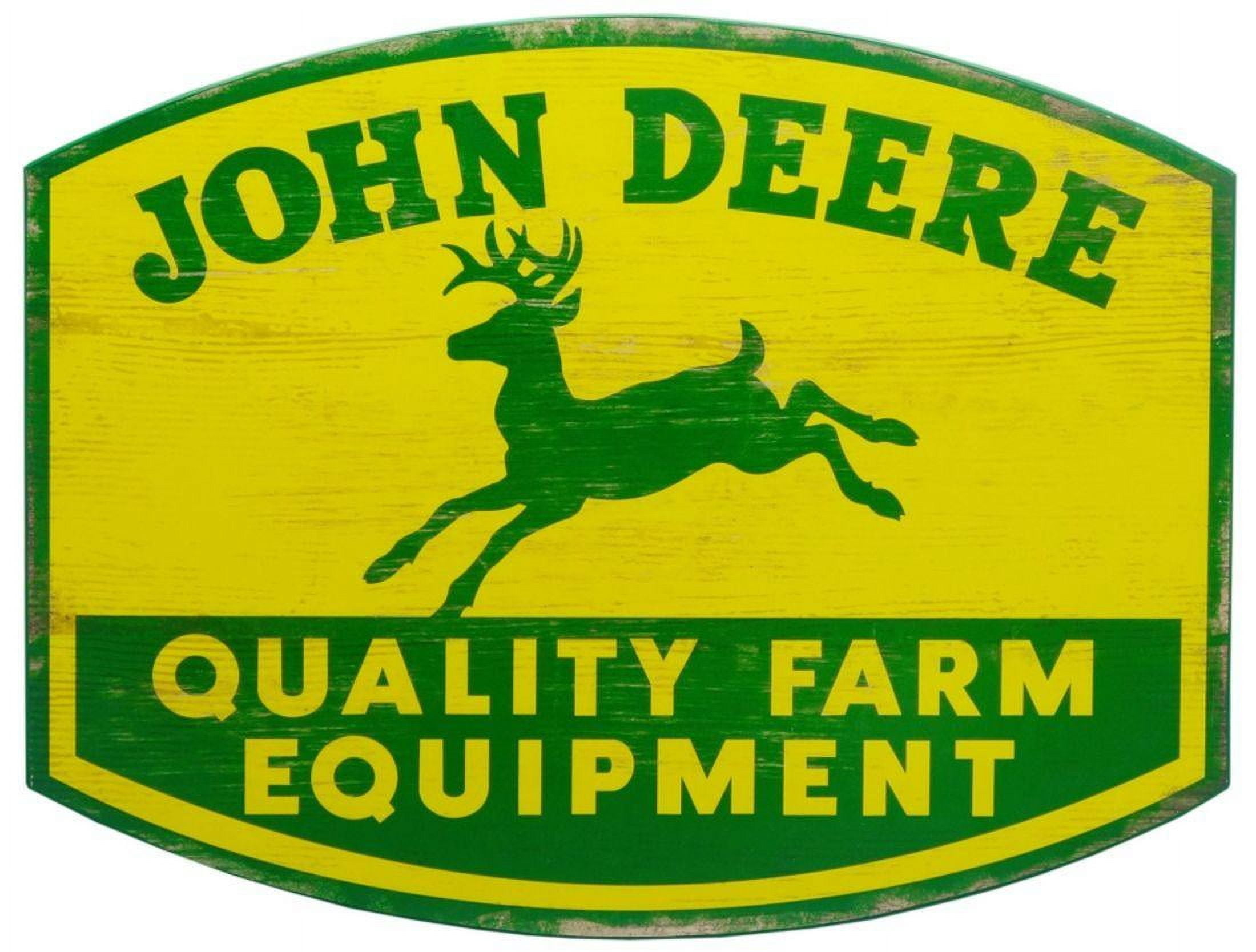 John Deere Wood Sign - 19.5x15