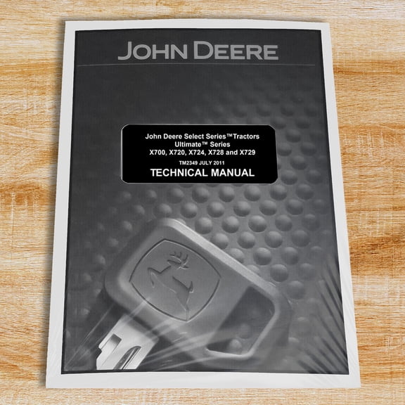 John Deere X700, X720, X724, X728 Lawn Tractor   Service Manual - Part Number # TM2349