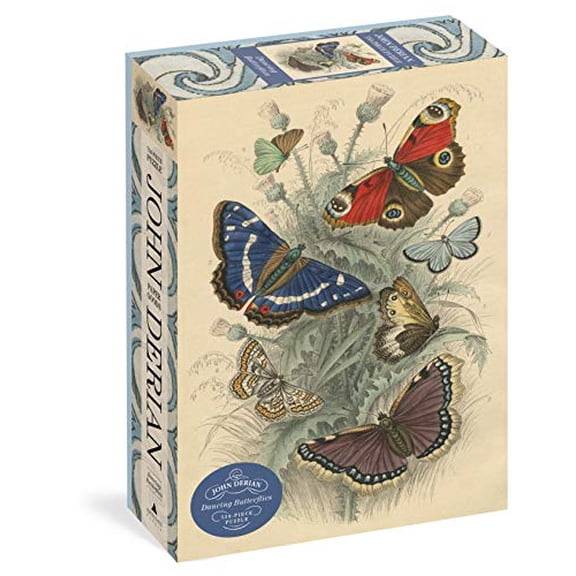 Pre-Owned John Derian Paper Goods: Dancing Butterflies 750-Piece Puzzle Paperback