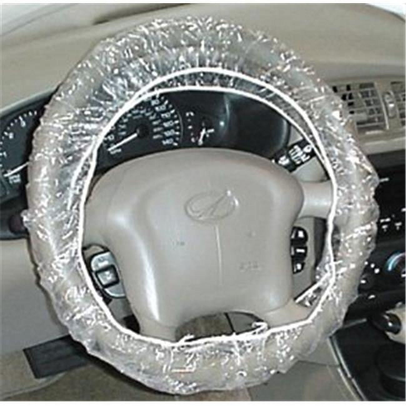 Clear Plastic Steering Wheel Covers - Box of 100