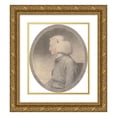 thumbnail image 1 of John Downman 20x23 Gold Ornate Framed and Double Matted Museum Art Print Titled - Portrait of a Divine Called Reverend John Wesley (ca. 1781), 1 of 4