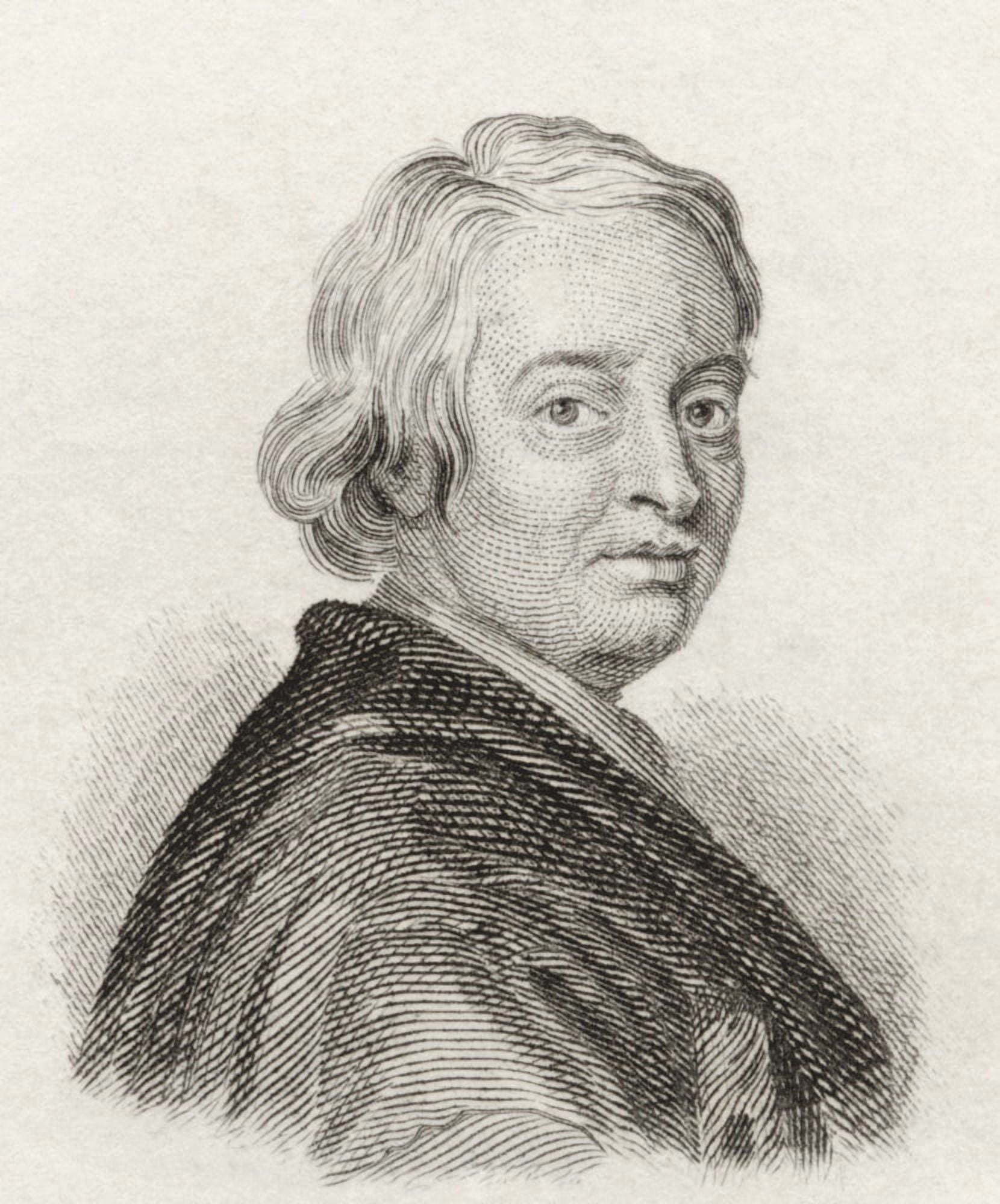 John Dryden 1631 To 1700 English Poet Literary Critic Translator And Playwright From Crabbs Historical Dictionary Published 1825 Canvas Art - Ken Welsh Design Pics (13 x 16)