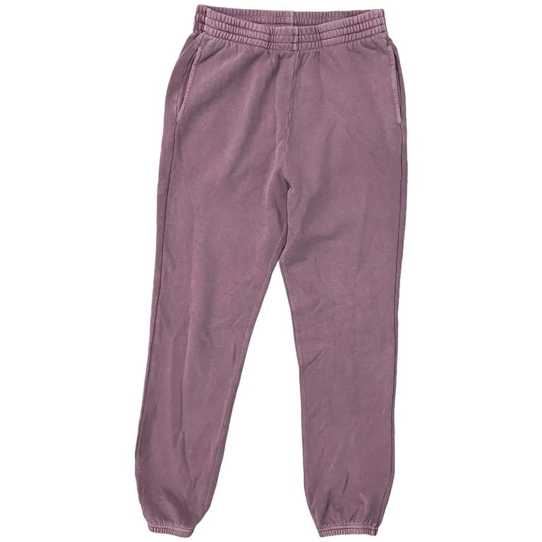 John Elliott Men s Interval French Terry Fabric Jogger Sweatpants in Washed Bordeaux 3 Large Washed Bordeaux