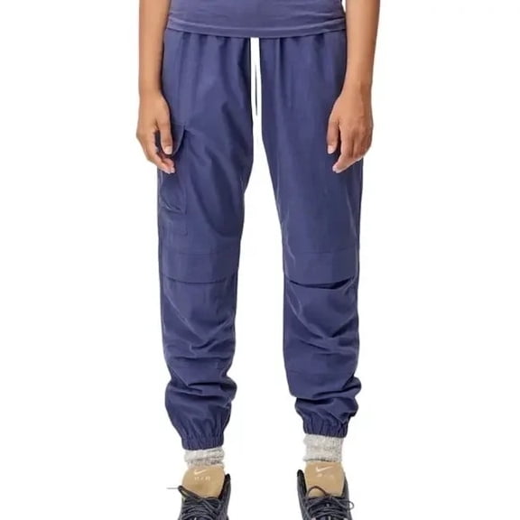 John Elliott Women's Cotton Himalayan Relaxed Fit Parachute Pants (0 (X-Small), Cove (Blue))
