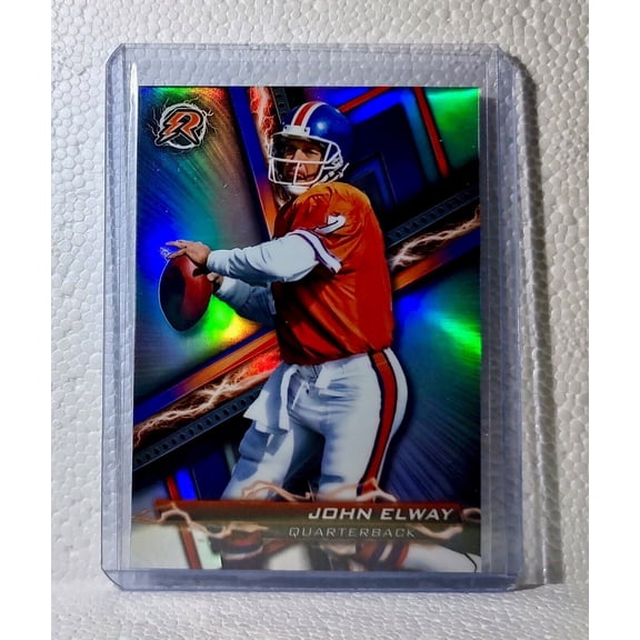 John Elway 2023 Topps Resurgence NFL #53 Refractor Football Card Denver Broncos
