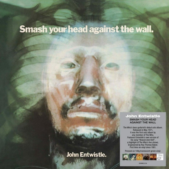 John Entwistle - Smash Your Head Against The Wall - 140-Gram Green Colored Vinyl - Music & Performance