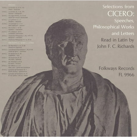 John F.C. Richards - Selections from Cicero [COMPACT DISCS]