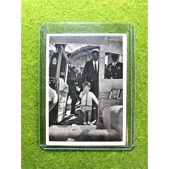 John F Kennedy 1963 ROSAN CARD JFK LIMO JFK Jr. 1963 Rosan John F Kennedy Jr JFK