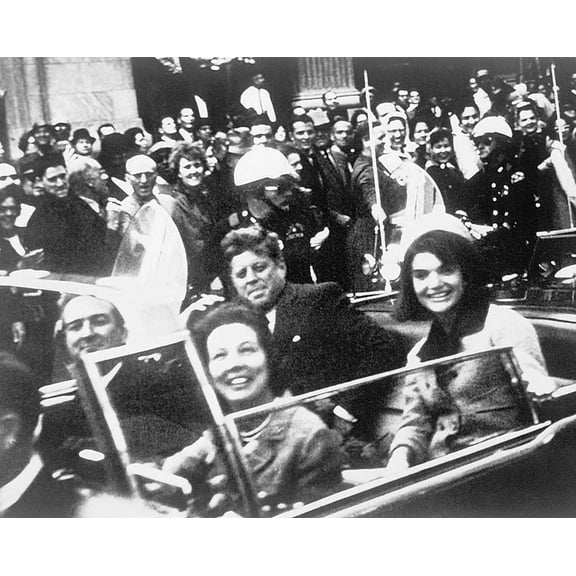 John F. Kennedy Assassination Day in Dallas - 24x36 Inch Laminated Poster - Stunning Detail and Bold Colors