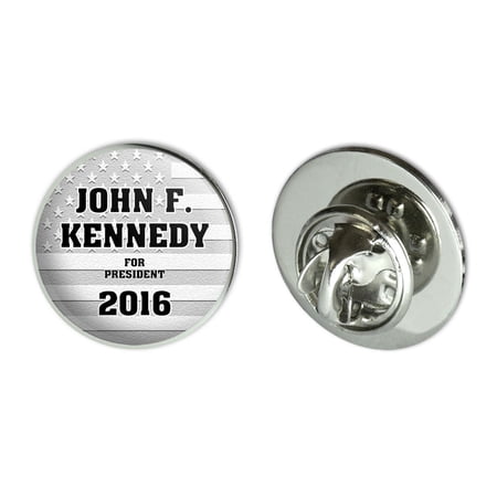 John F. Kennedy For President 2016 Election Round Metal Lapel Hat Pin Tie Tack Pinback