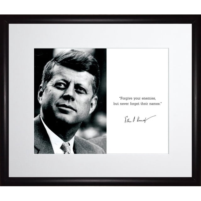 John F Kennedy JFK Photo Picture, Poster or Framed Quote