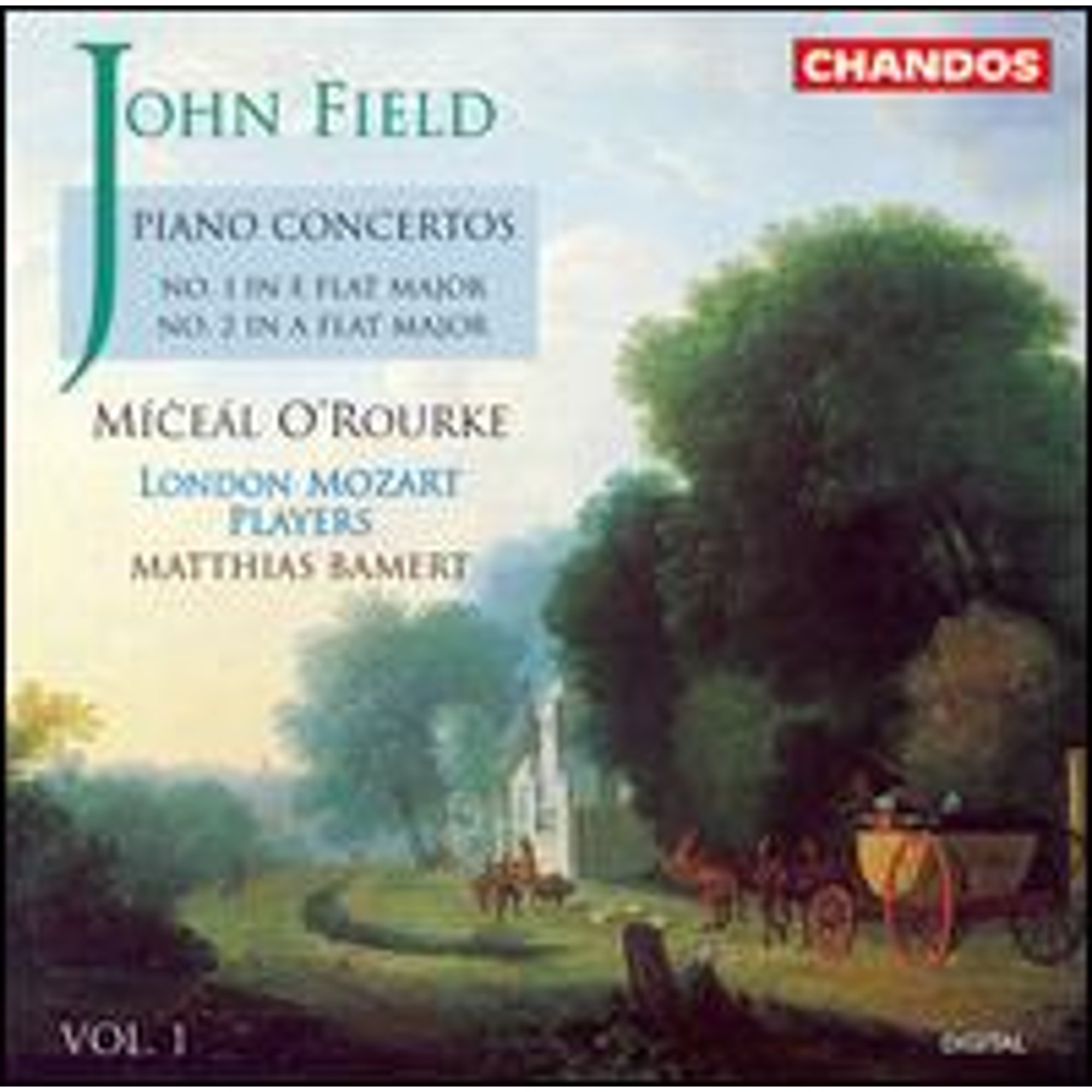 John Field: Piano Concertos Nos. 1 & 2 (CD) by Miceal O'Rourke (piano