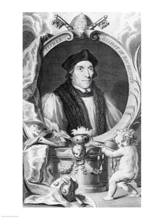 John Fisher Bishop of Rochester Canvas Art - Hans Holbein (24 x 36)