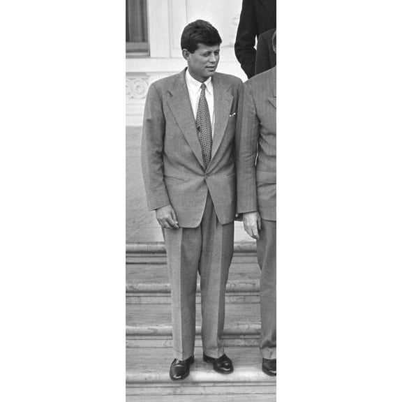 John Fitzgerald Kennedy As A Freshman Senator. Picture Is Cropped From A Group Photo Of 13 Senators After A Luncheon With President Eisenhower. March 4 History (18 x 24)