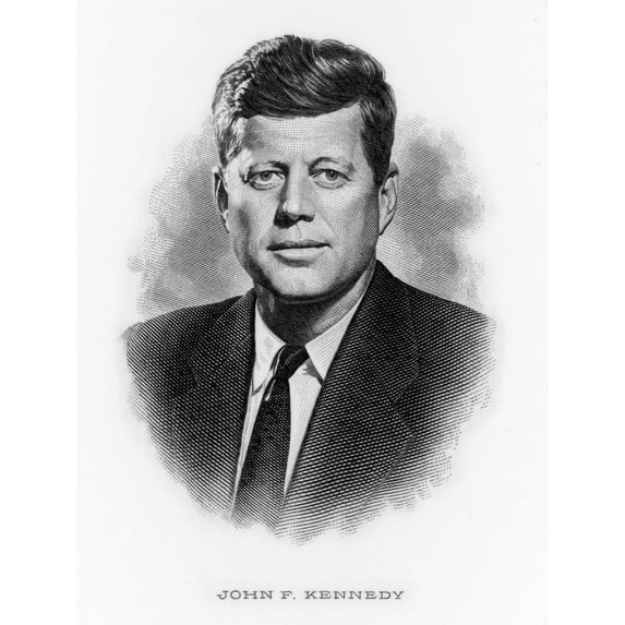 John Fitzgerald Kennedy Poster Print By Mary Evans Picture Library (18 X 24)