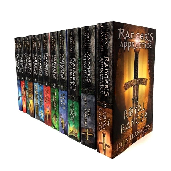 Rangers Apprentice Series 12 Books Collection Set (Books 112) by John Flanagan | Epic Fantasy Adventure for Kids