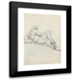thumbnail image 1 of John Flaxman 11x14 Black Modern Framed Museum Art Print Titled - Study of Day by Michalengelo, Tomb of Giuliano De’ Medici, Church of San Lorenzo, Florence (1787), 1 of 5