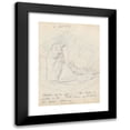 thumbnail image 1 of John Flaxman 14x18 Black Modern Framed Museum Art Print Titled - The Creation of Eve, Campanile of the Florence Duomo (1787), 1 of 5