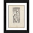 thumbnail image 1 of John Flaxman 17x24 Black Ornate Framed Double Matted Museum Art Print Titled: Lorenzo De’ Medici by Michelangelo, from the Tomb of Lorenzo De’ Medici, Church of San Lorenzo, Floren, 1 of 5