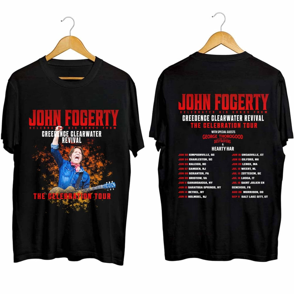 John Fogerty The Celebration Tour 2025 Shirt, John Fogerty Fan Shirt