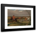 thumbnail image 1 of John Frederick Herring Snr. 14x11 Black Modern Framed Museum Art Print Titled - The Suffolk Hunt; the Death (1833), 1 of 5