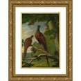 thumbnail image 1 of John Frederick Herring Snr. 14x18 Gold Ornate Wood Frame and Double Matted Museum Art Print Titled - A Pheasant Cock and Hen (1825), 1 of 4